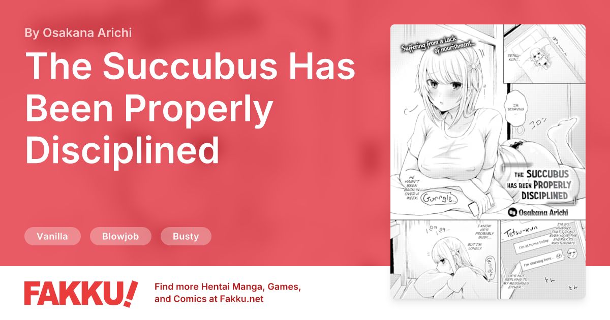 The Succubus Has Been Properly Disciplined Hentai by Osakana Arichi - FAKKU