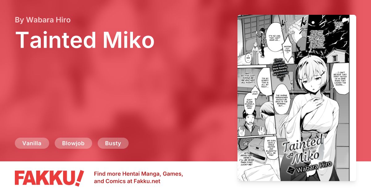 Tainted Miko Hentai by Wabara Hiro - FAKKU
