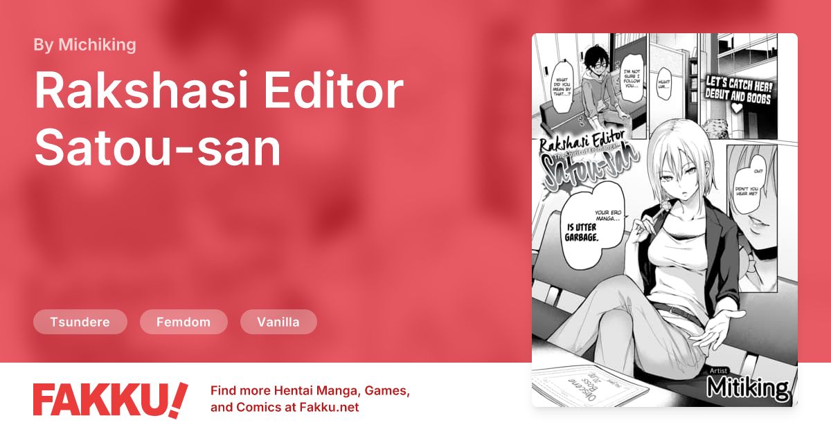 Rakshasi Editor Satou-san Hentai by Michiking - FAKKU