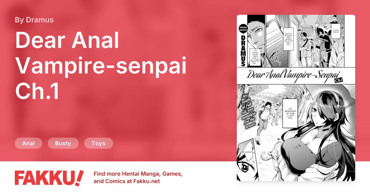 Dear Anal Vampire-senpai Ch.1 Hentai by Dramus - FAKKU