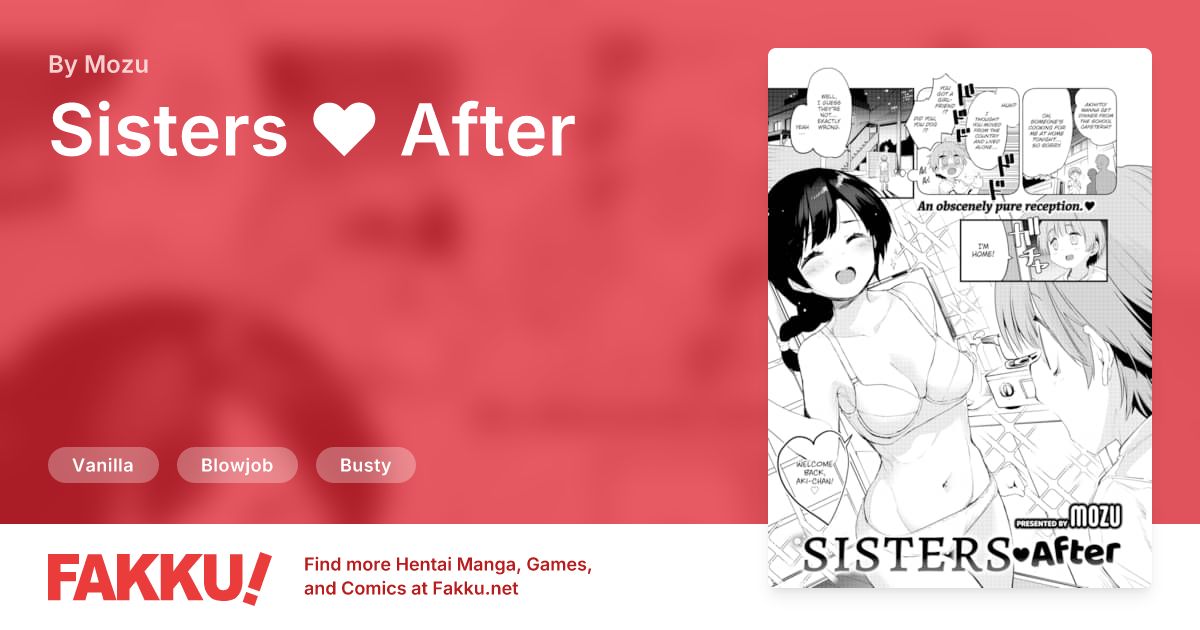 Sisters ❤ After Hentai by Mozu - FAKKU