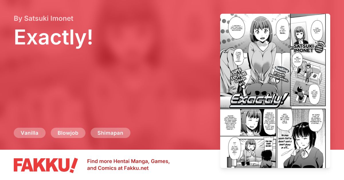 Exactly! Hentai by Satsuki Imonet - FAKKU