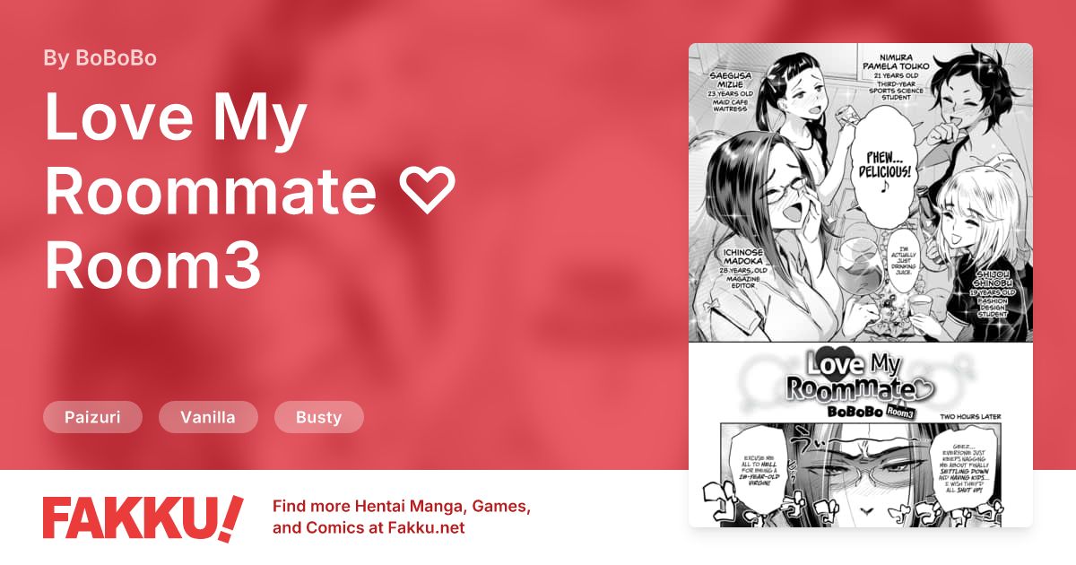  Love My Roommate ♡ Room3 Hentai by BoBoBo - FAKKU