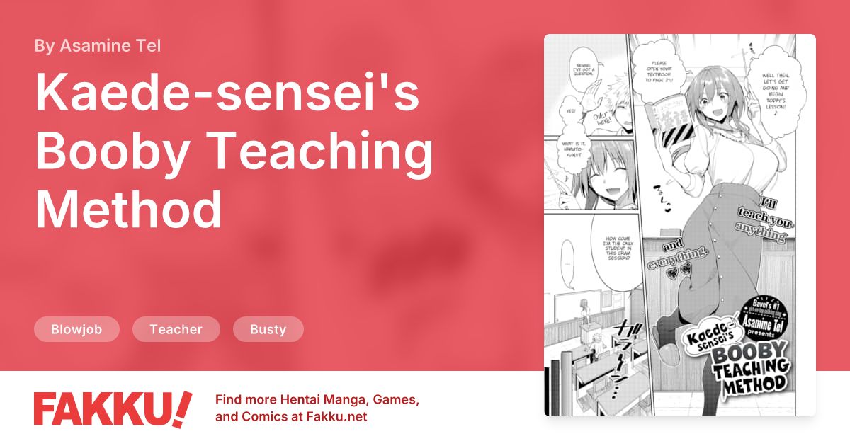  Kaede-sensei's Booby Teaching Method Hentai by Asamine Tel - FAKKU