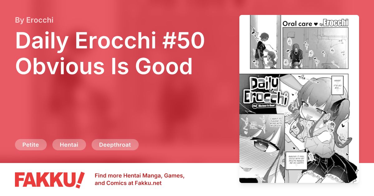 Daily Erocchi #50 Obvious Is Good Hentai by Erocchi - FAKKU
