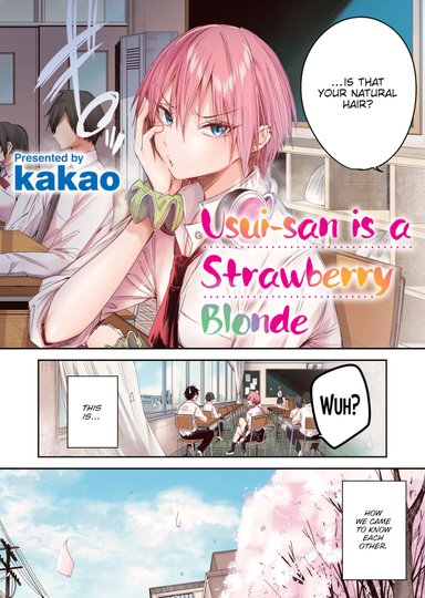 Usui-san is a Strawberry Blonde (Color)