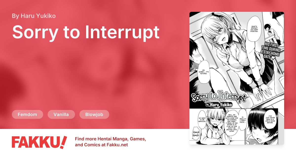 Sorry to Interrupt Hentai by Haru Yukiko - FAKKU