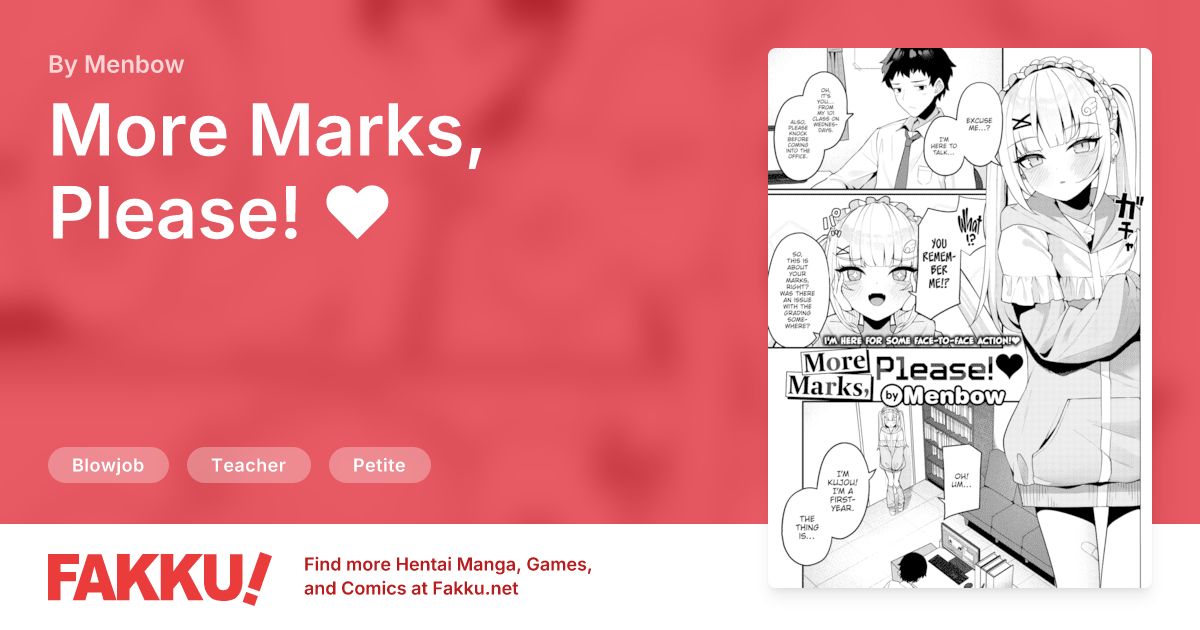 More Marks, Please! ❤ Hentai by Menbow - FAKKU