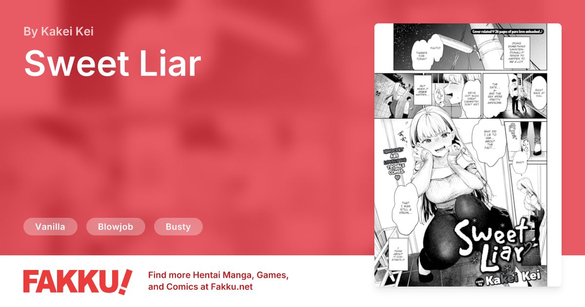 Sweet Liar Hentai by Kakei Kei - FAKKU