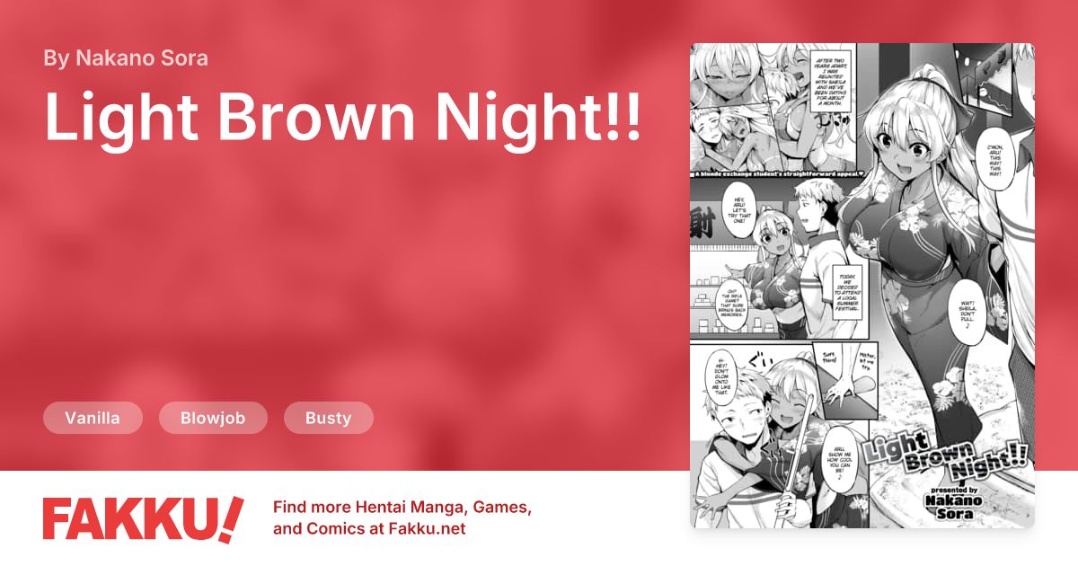  Light Brown Night!! Hentai by Nakano Sora - FAKKU