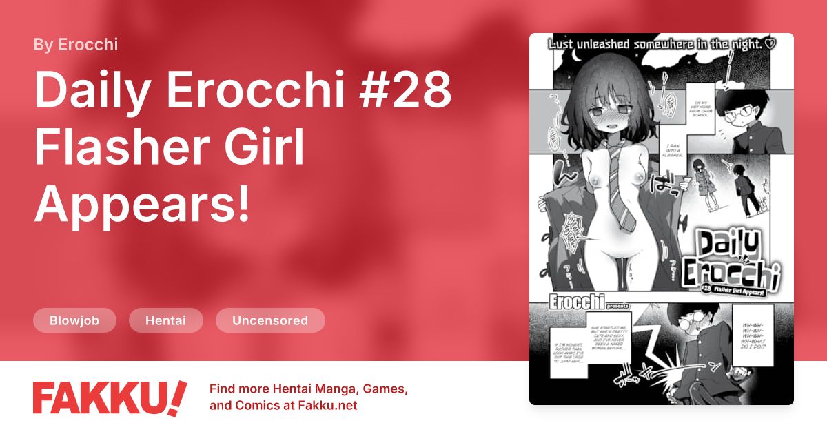 Daily Erocchi #28 Flasher Girl Appears! Hentai by Erocchi - FAKKU