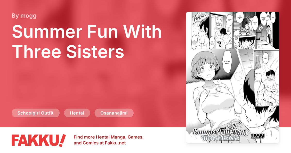 Summer Fun With Three Sisters Hentai by mogg - FAKKU