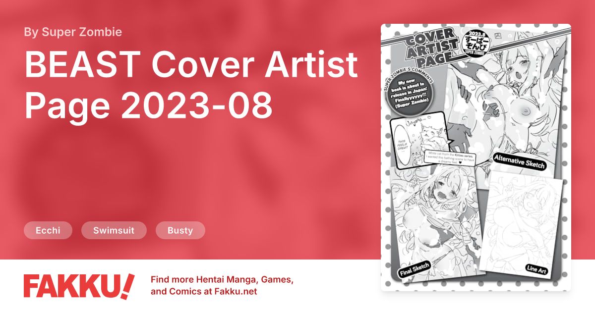BEAST Cover Artist Page 2023-08 Hentai by Super Zombie - FAKKU