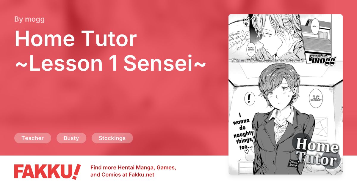 Home Tutor ~Lesson 1 Sensei~ Hentai by mogg - FAKKU