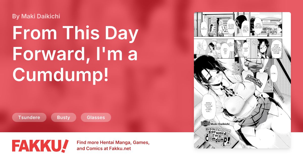 From This Day Forward, I'm a Cumdump! Hentai by Maki Daikichi - FAKKU