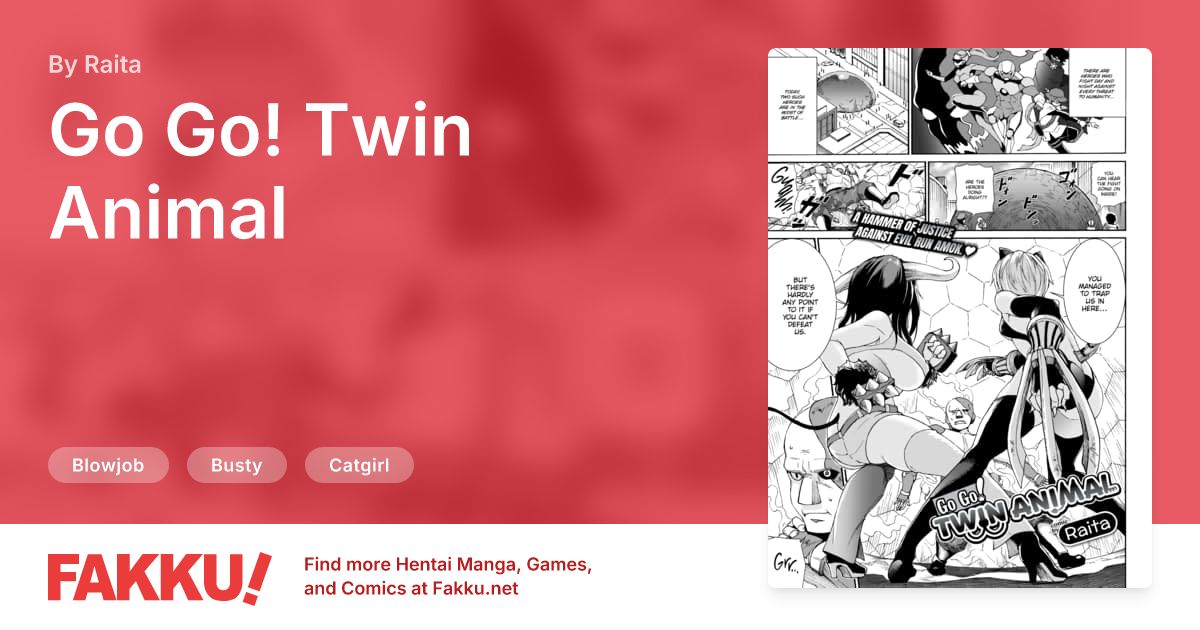 Go Go! Twin Animal Hentai by Raita - FAKKU