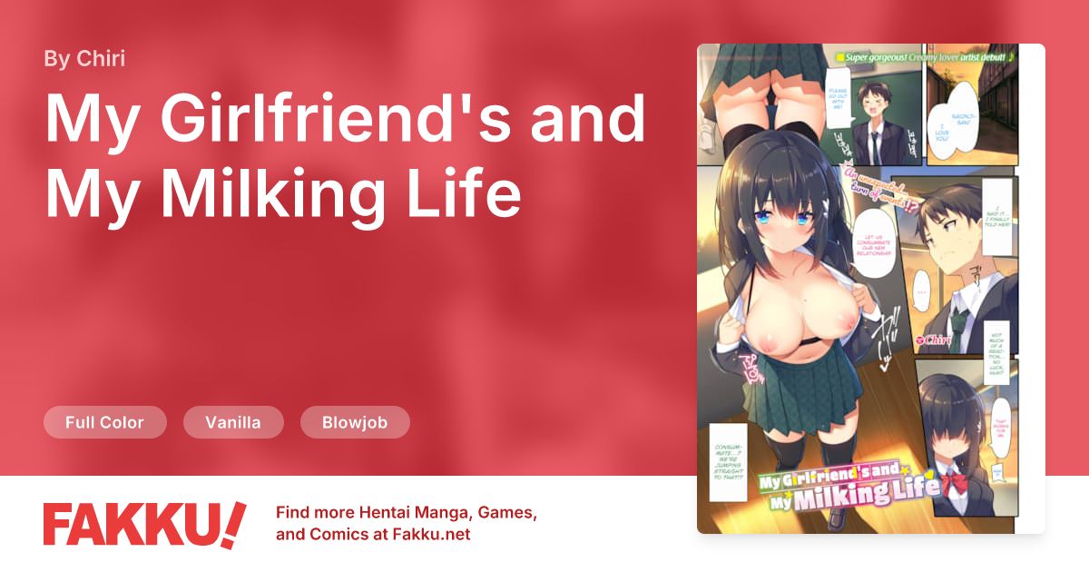 My Girlfriend's and My Milking Life Hentai by Chiri - FAKKU