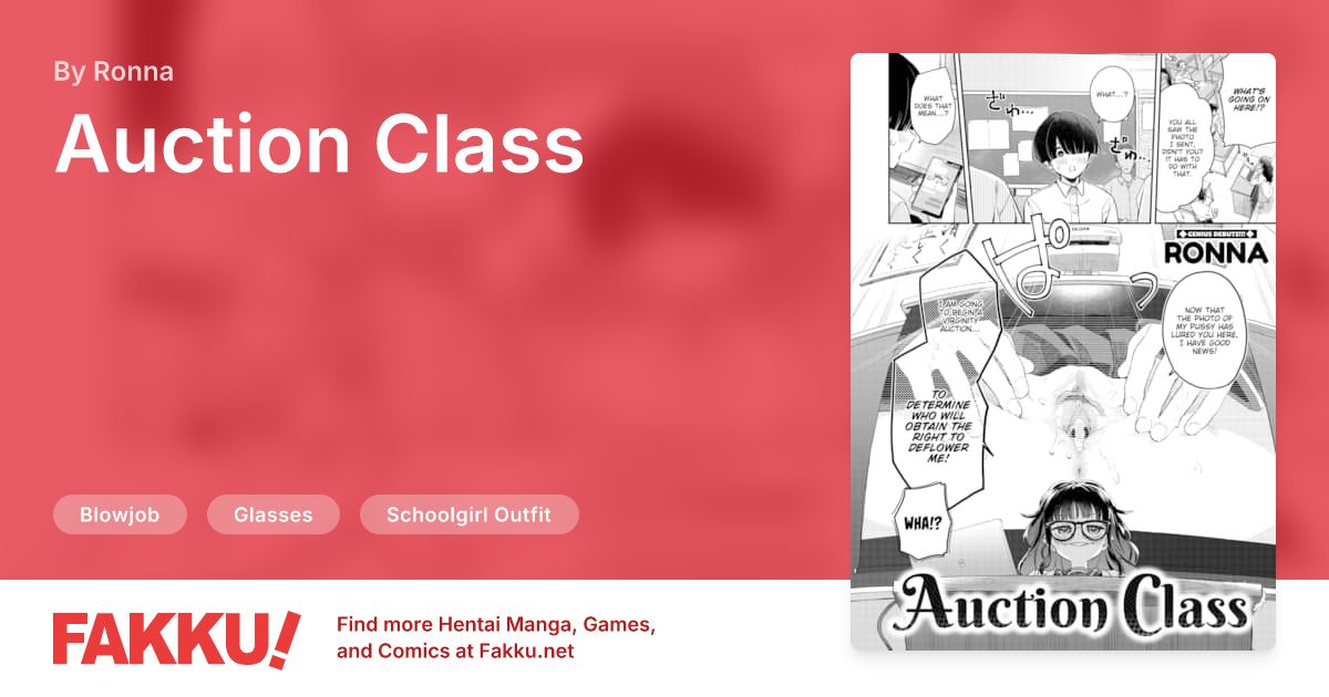 Auction Class Hentai by Ronna - FAKKU