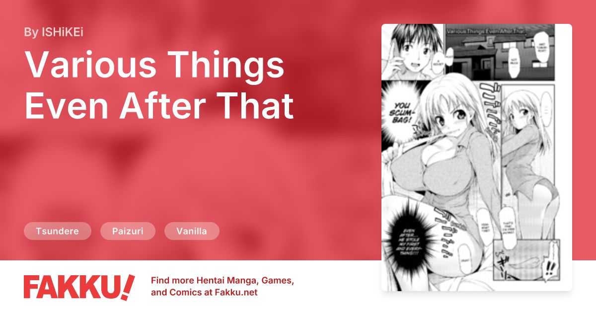 Various Things Even After That Hentai by ISHiKEi - FAKKU