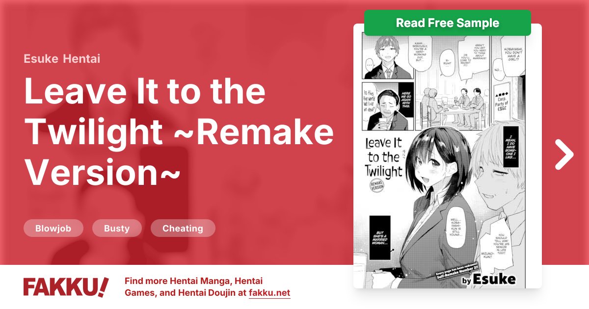  Leave It to the Twilight ~Remake Version~ Hentai by Esuke - FAKKU