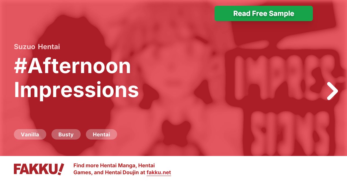  #Afternoon Impressions Hentai by Suzuo - FAKKU
