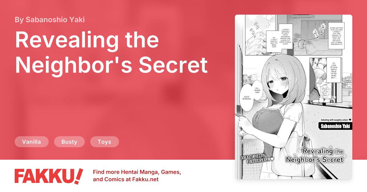 Revealing the Neighbor's Secret Hentai by Sabanoshio Yaki - FAKKU