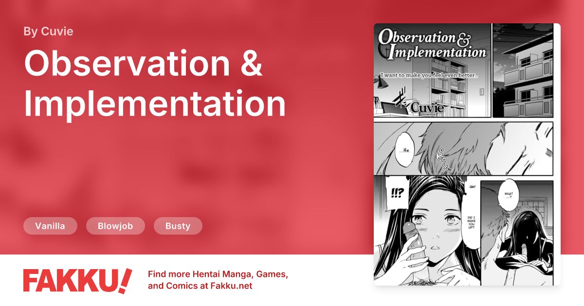 Observation & Implementation Hentai by Cuvie - FAKKU