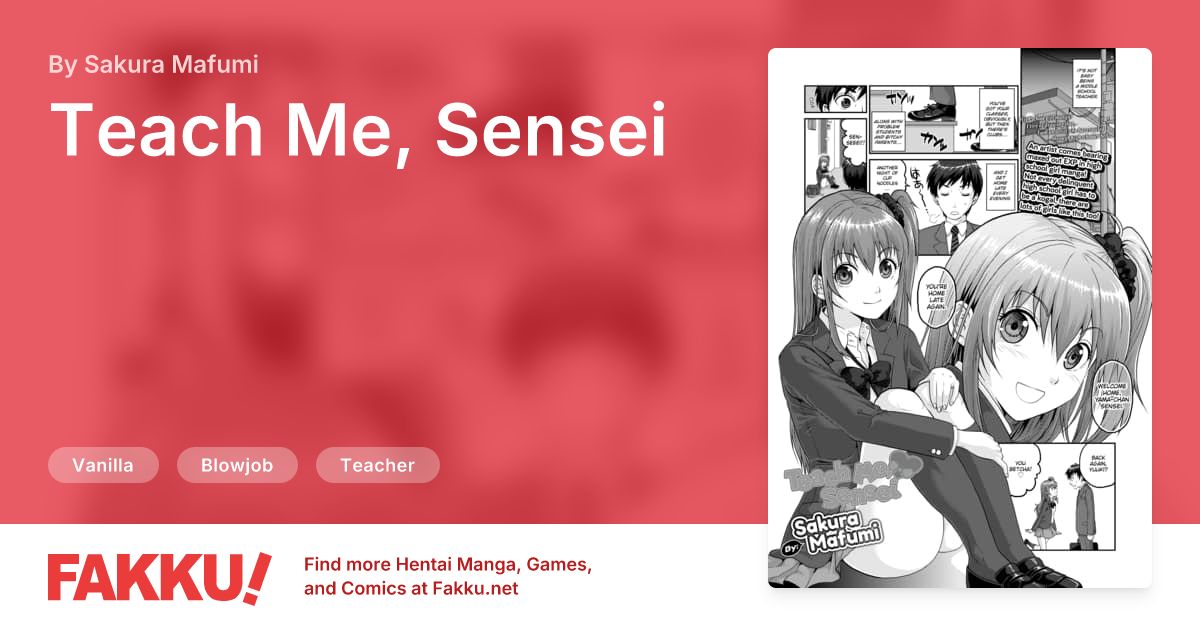Teach Me, Sensei Hentai by Sakura Mafumi - FAKKU