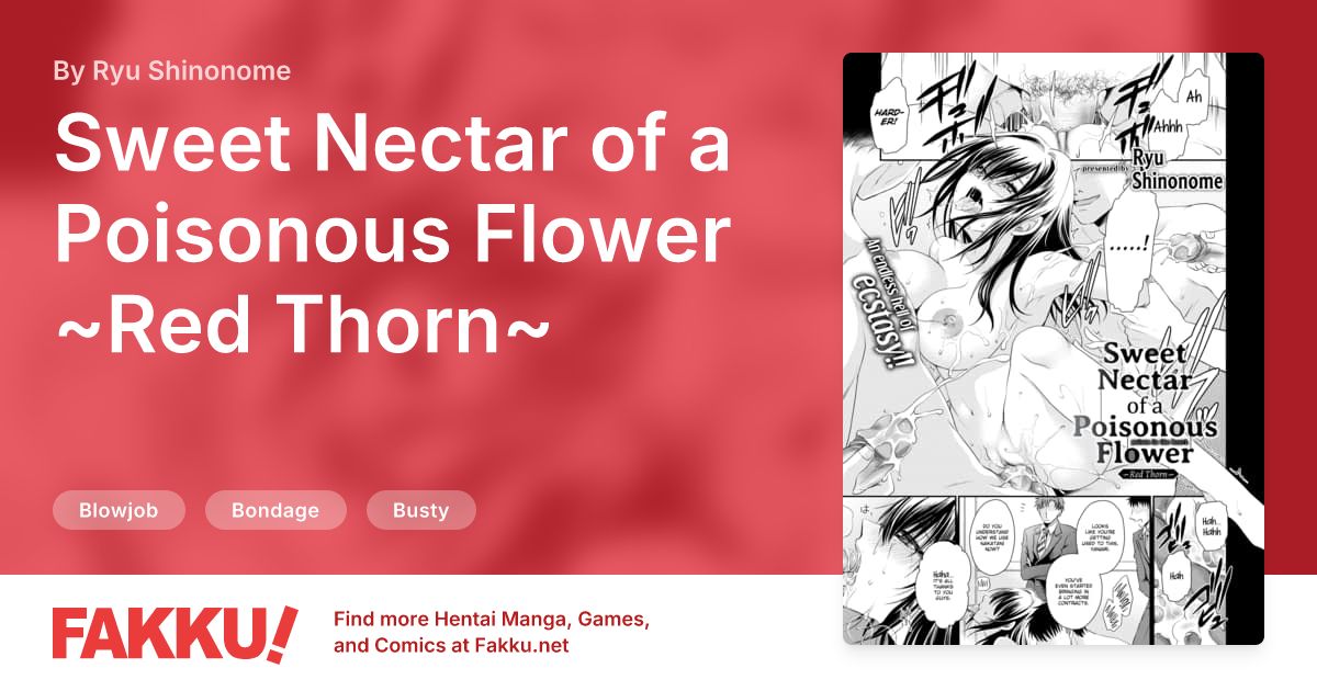 Sweet Nectar of a Poisonous Flower ~Red Thorn~ Hentai by Ryu Shinonome - FAKKU