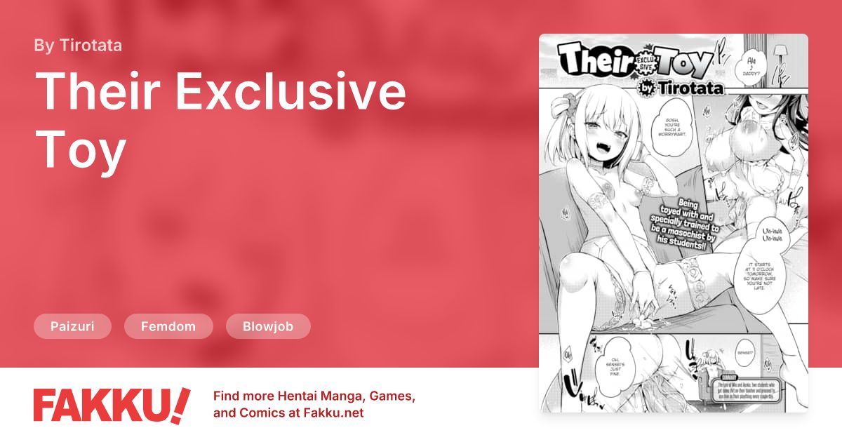 Their Exclusive Toy Hentai by Tirotata - FAKKU