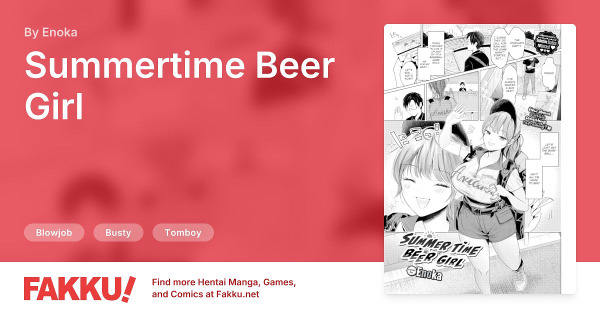 Summertime Beer Girl Hentai by Enoka - FAKKU