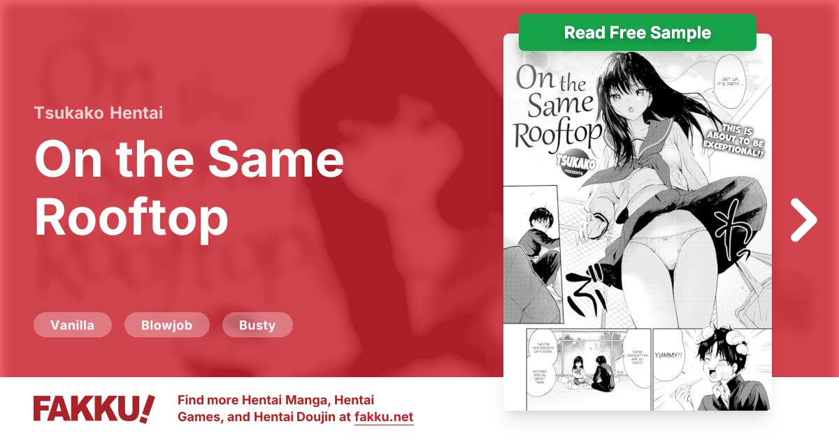  On the Same Rooftop Hentai by Tsukako - FAKKU