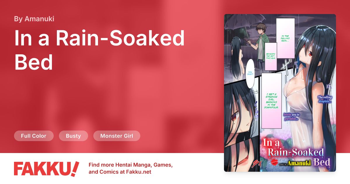 In a Rain-Soaked Bed Hentai by Amanuki - FAKKU