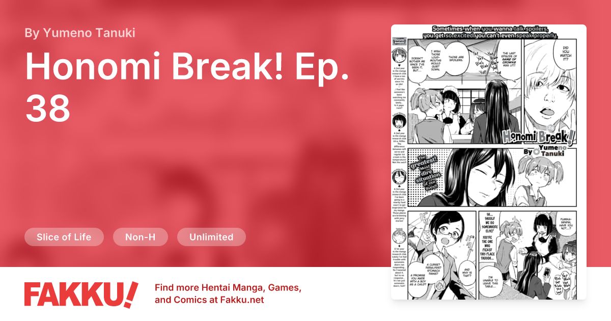 Honomi Break! Ep. 38 Hentai by Yumeno Tanuki - FAKKU