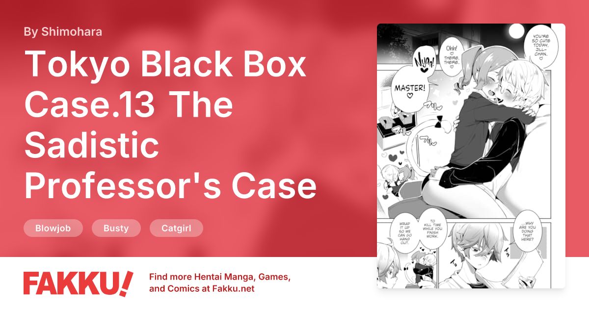 Tokyo Black Box Case.13 The Sadistic Professor's Case Report - Breaking the Rookie Female Investigator! Hentai by Shimohara - FAKKU