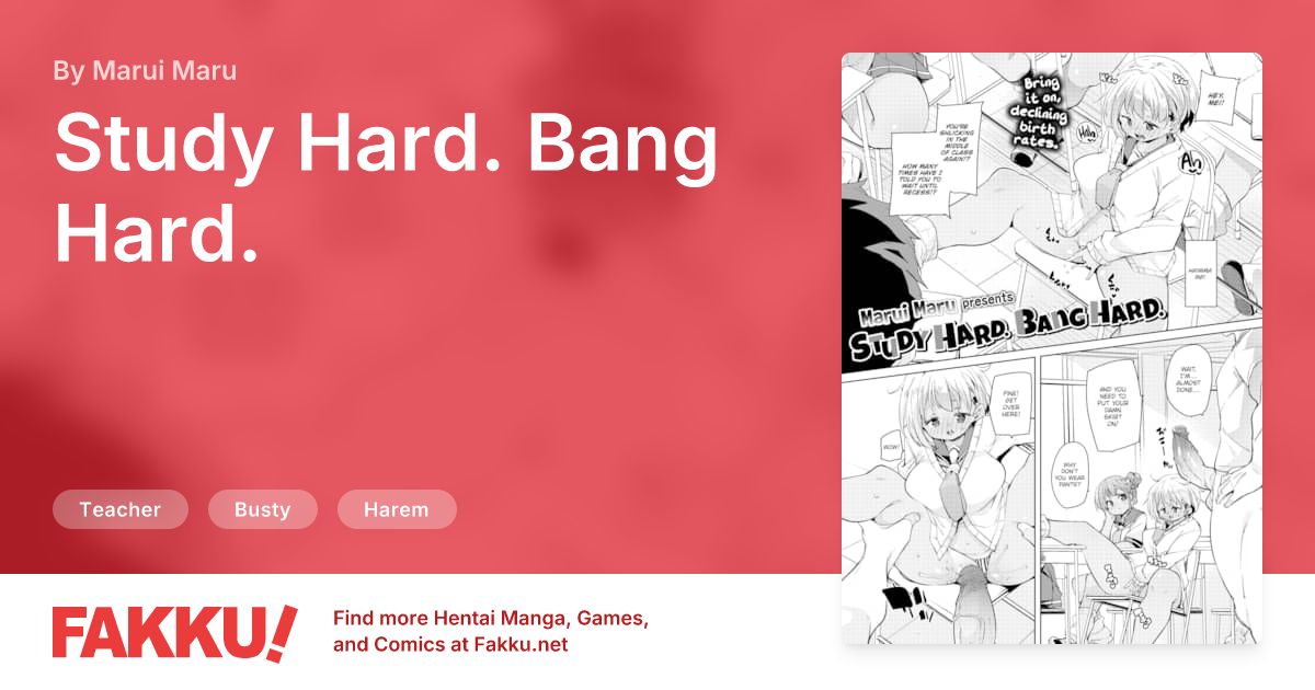 Study Hard. Bang Hard. Hentai by Marui Maru - FAKKU