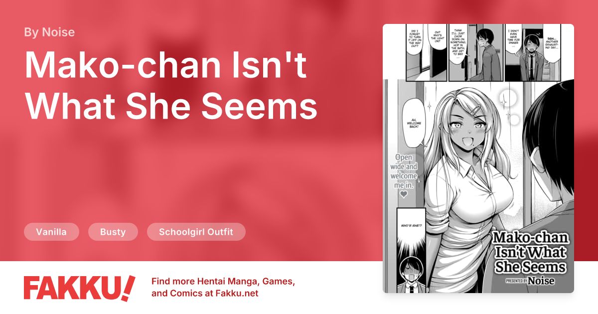 Mako-chan Isn't What She Seems Hentai by Noise - FAKKU