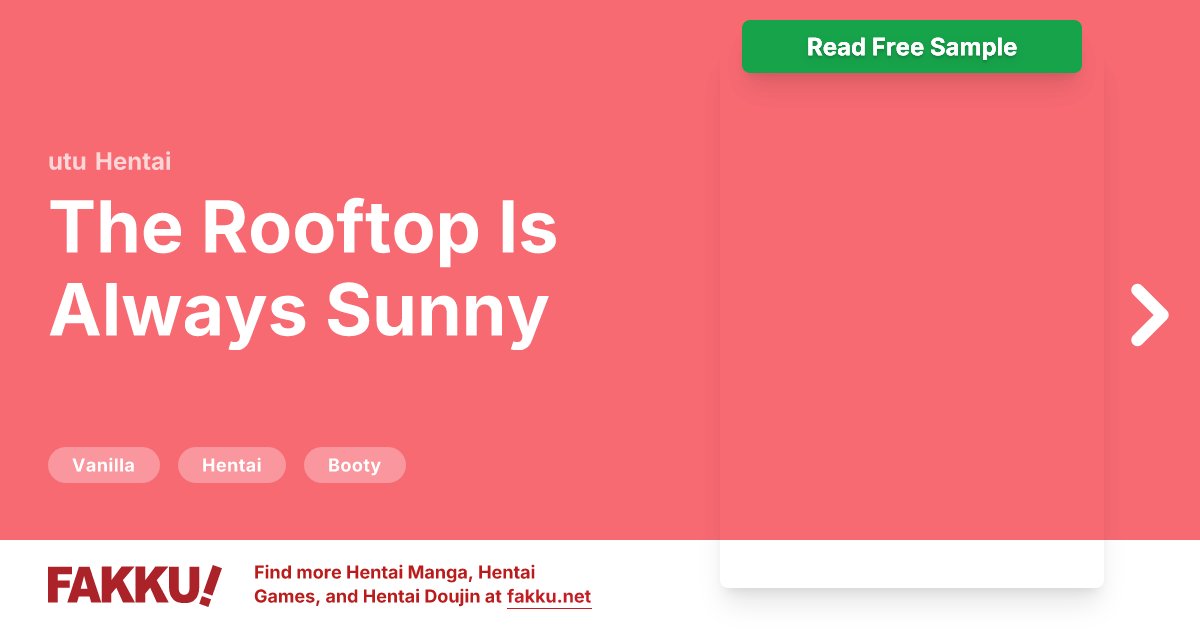  The Rooftop Is Always Sunny Hentai by utu - FAKKU