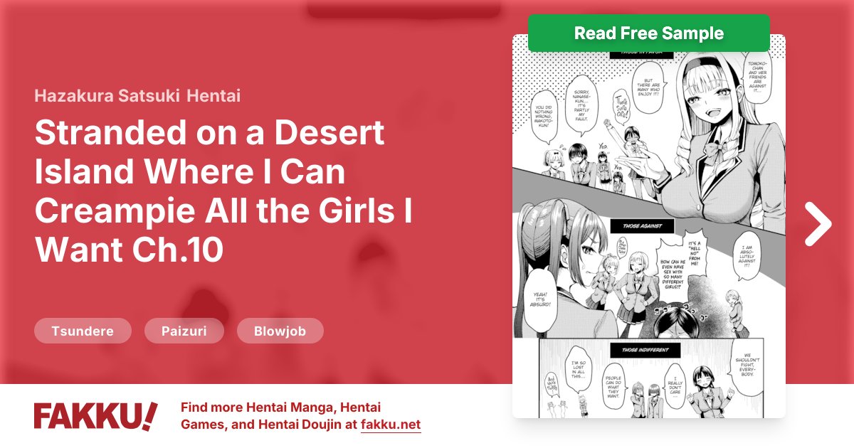  Stranded on a Desert Island Where I Can Creampie All the Girls I Want Ch.10 Hentai by Hazakura Satsuki - FAKKU