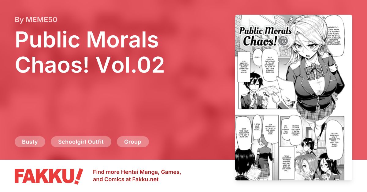 Public Morals Chaos! Vol.02 Hentai by MEME50 - FAKKU