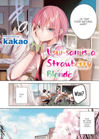 Usui-san is a Strawberry Blonde (Color) Hentai Cover Image