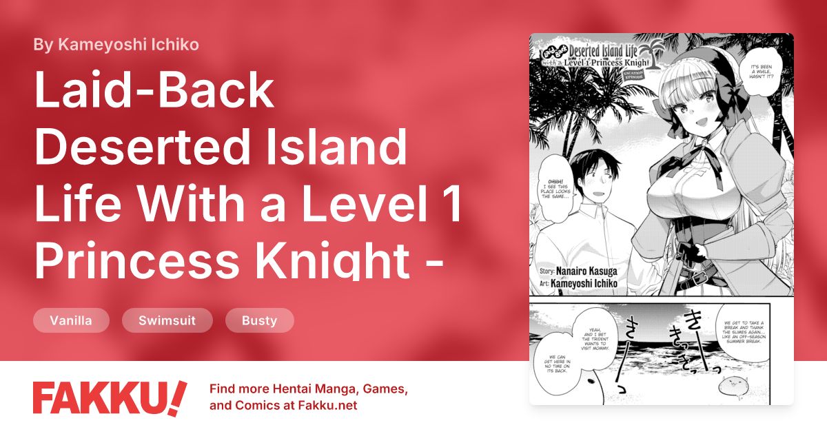 Laid-Back Deserted Island Life With a Level 1 Princess Knight - Vacation Episode Hentai by Kameyoshi Ichiko - FAKKU