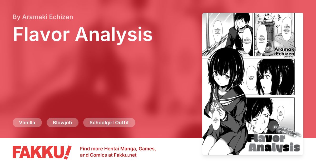 Flavor Analysis Hentai by Aramaki Echizen - FAKKU