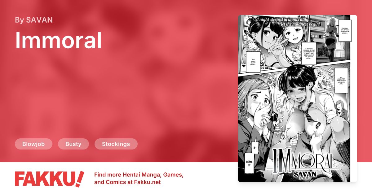 Immoral Hentai by SAVAN - FAKKU