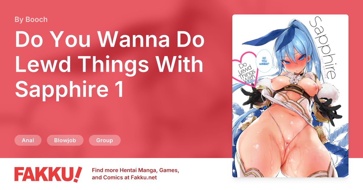 Do You Wanna Do Lewd Things With Sapphire 1 Hentai by Booch - FAKKU