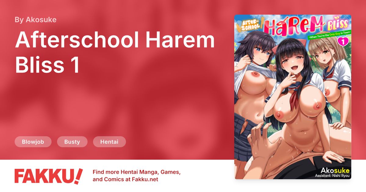 Afterschool Harem Bliss 1 Hentai by Akosuke - FAKKU