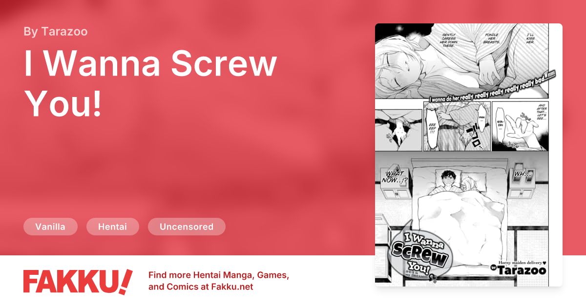 I Wanna Screw You! Hentai by Tarazoo - FAKKU