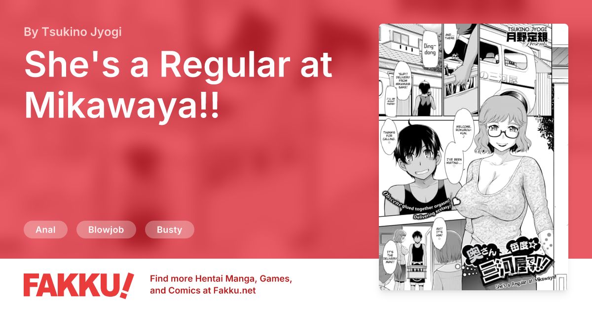 She's a Regular at Mikawaya!! Hentai by Tsukino Jyogi - FAKKU