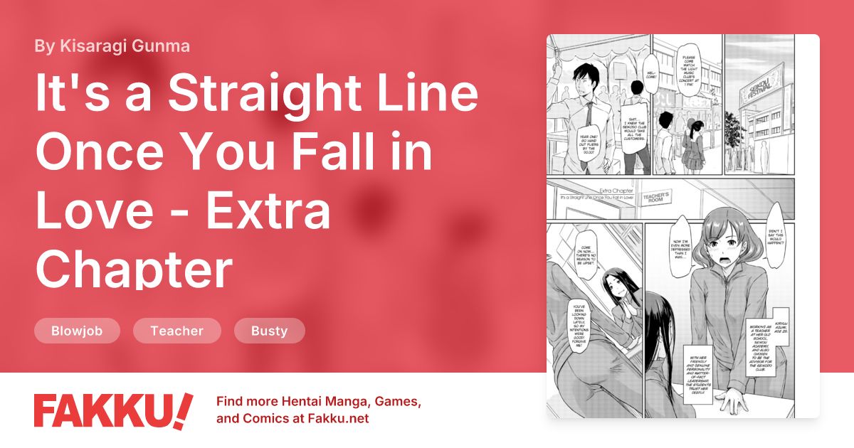 It's a Straight Line Once You Fall in Love - Extra Chapter Hentai by Kisaragi Gunma - FAKKU