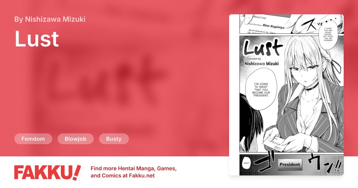 Lust Hentai by Nishizawa Mizuki - FAKKU